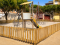 vallas de madera para parques